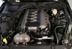 Ford Mustang Performance Air Intake - K&N Engineering - Blackhawk - Black - `15-`17